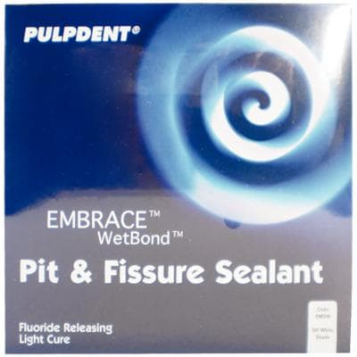 Pulpdent Embrace WetBond Pit & Fissure Sealant, Off-White Shade, 4 x 1.2 mL Syringes + 20 Applicator Tips, EMSW thumbnail 21