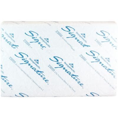 Preference® C-Fold Paper Towels, White, 120 Sheets/Pkg, 12 Pkg/Case, 10.1" W x 13.2" H, #22400 - Preference® C-Fold Paper Towels – White, 120 Sheets/Pkg, 12 Pkg/Case - Preference® C-Fold Paper Towels – White, 120 Sheets/Pkg, 12 Pkg/Case - Image 1