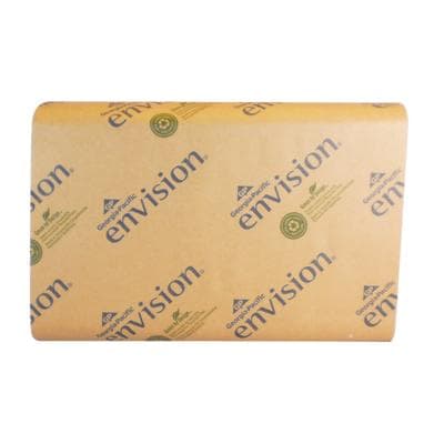 Envision® C-Fold Paper Towels, White, 240 Sheets/Pkg, 10 Pkg/Case, 10.1" W x 13.2" H, EPA Compliant, #25190 - Envision® C-Fold Paper Towels – 240 Sheets/Pkg, 10 Pkg/Case - Envision® C-Fold Paper Towels – 240 Sheets/Pkg, 10 Pkg/Case - Image 1