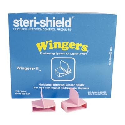 Wingers-H Classic Horizontal Bitewing Digital Sensor Holder, Large (Pink), #2, Disposable, 125/Box, 088-024 thumbnail 8