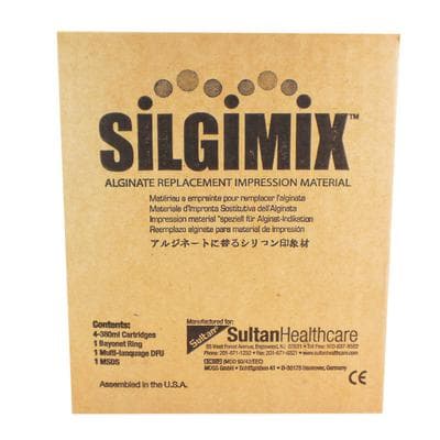 Silgimix™ Alginate Replacement Impression Material, Fast Set, Bulk Pack of 4 x 380 ml Cartridges with Bayonet Ring thumbnail 3