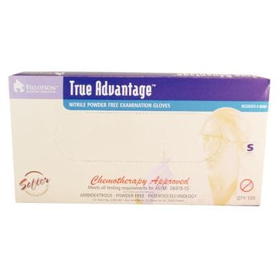 True Advantage™ Nitrile Exam Gloves, Powder Free, Non-Sterile, Small, Lavender, Textured, 100/Box, 6502 thumbnail 2