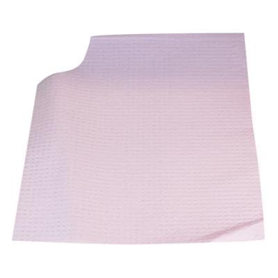 Tidi Products Contour Neck Bib, 18" x 22", 3-Ply Tissue with Poly Back, Lavender, 400/Case, #917909 thumbnail 7