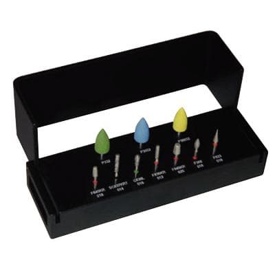Logic Set, CeraGlaze® Extraoral Porcelain Adjusting & Polishing Lab Kit, FG Shank, 01KZ65A78G0VQ0ZMA8VBSZRF5D - Logic Set, CeraGlaze® Extraoral Porcelain Adjusting & Polishing Lab - Logic Set, CeraGlaze® Extraoral Porcelain Adjusting & Polishing Lab - Image 1