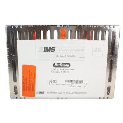 Hu-Friedy IMS Signature Series Cassette, 8-Instrument, Small, Orange, with Accessory Area, 1/Pk, IM5083 thumbnail 11