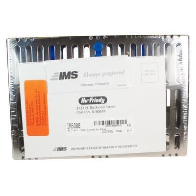 Hu-Friedy IMS Signature Series Cassette, 8-Instrument, Small, Blue, with Accessory Area, 1/Pk, IM5088 thumbnail 9