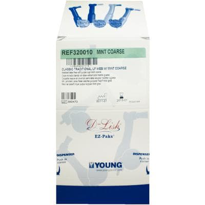 D-Lish EZ-Paks Classic Prophy Paste & Disposable Latex-Free Prophy Angle, Coarse Mint, Traditional Web, 100/Box, 320010 thumbnail 15
