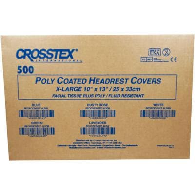 Crosstex Polycoated Headrest Covers, Extra Large, 10" x 13", White, 500/Case, L3WH thumbnail 12
