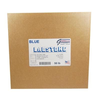 Garreco Labstone Blue Dental Stone, 50 lb Carton - Labstone - Blue, 50 lb - Image 1