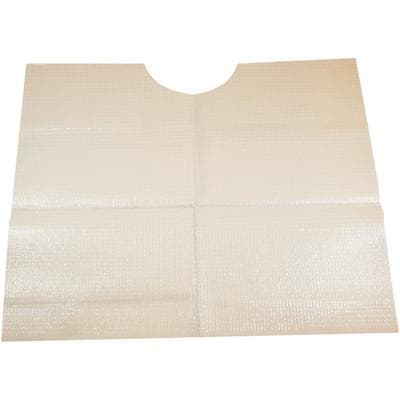 Tidi Contour Neck Bib, 18" x 22", 3-Ply White, 400/Case, 917901 thumbnail 7