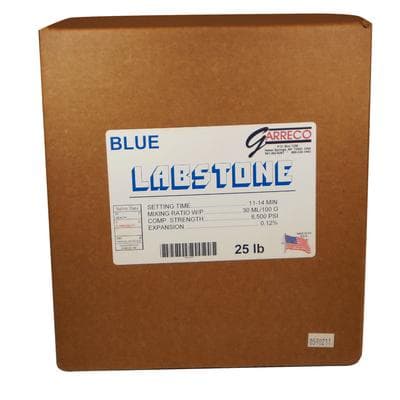 Garreco Labstone Blue Dental Stone, 25 lb Carton - Labstone - Blue, 25 lb - Image 1