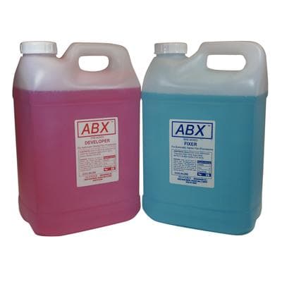 ABX® Developer and Fixer - Premix Developer and Fixer, 2.5 Gallon Bottles, 1 of Each, E4061A - ABX® Developer and Fixer - Premix Developer and Fixer, 2.5 Gallon Bottles, 1 of Each - Image 1