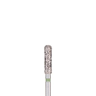 BluWhite Diamond™ Bur, FG, Regular Grit, Blue Ring, Cylinder, #595R, 2.1 mm Diameter, 8.0 mm Length, 5/Pkg - BluWhite Diamond™ Burs – FG, Regular, Blue, Cylinder, 5/Pkg - Straight Cylinder, # 595R, 2.1 mm Diameter, 8.0 mm Length - Image 1