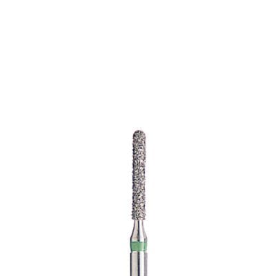 BluWhite Diamond™ Bur FG Coarse Straight Cylinder, #585C, 1.2 mm Diameter, 7.9 mm Length, Green Ring, 5/Pkg thumbnail 2