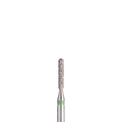 Kerr BluWhite Diamond Bur FG 555R, Regular Grit, Straight Cylinder, Blue Ring, 1.2 mm Diameter, 6.2 mm Length, 5/Pkg thumbnail 2