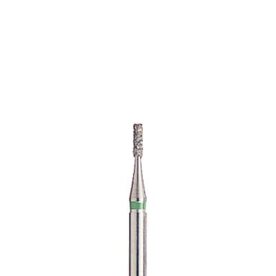 BluWhite Diamond Bur FG, Coarse, Straight Cylinder, 1.2 mm Diameter, 3.7 mm Length, Green Ring, 5/Pkg, #527C thumbnail 2