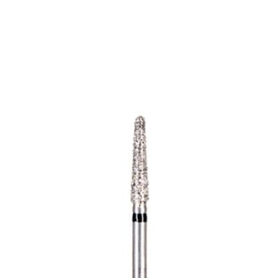 BluWhite Diamond™ Bur, FGSS, Coarse, Taper Round End, #756C, 1.8 mm Diameter, 8.0 mm Length, Green Ring, 5/Pkg thumbnail 4