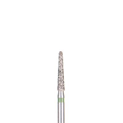 BluWhite Diamond™ Bur FG 726C, Coarse, Green Ring, Cone Taper Round End, 1.6 mm Diameter, 8.8 mm Length, 5/Pkg thumbnail 3