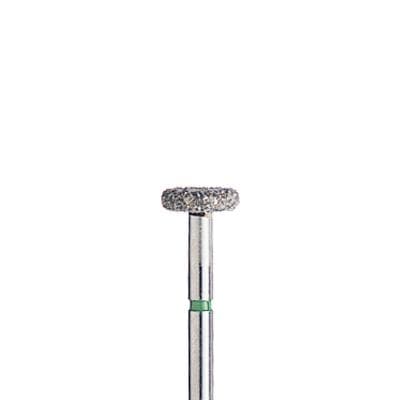 BluWhite Diamond™ Bur, FG, Wheel, Coarse, Green Ring, #835C, 4.7 mm Diameter, 1.0 mm Length, 5/Pkg thumbnail 4