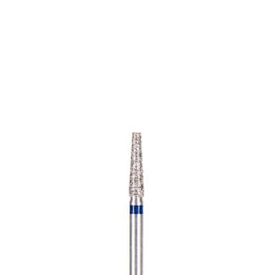 BluWhite Diamond™ Bur, FG, Coarse, Green Ring, Cone Taper Flat End, #754C, 1.8 mm Diameter, 7.3 mm Length, 5/Pkg - BluWhite Diamond™ Burs – FG, Coarse, Green, Cone, Taper Flat End, 5/Pkg - # 754C, 1.8 mm Diameter, 7.3 mm Length - Image 1