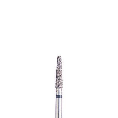BluWhite Diamond™ Bur, FG, Fine Grit, Red Ring, Cone Taper Flat End, #750F, 1.8 mm Diameter, 7.3 mm Length, 5/Pkg - BluWhite Diamond™ Burs – FG, Fine, Red, Cone, Taper Flat End, 5/Pkg - # 750F, 1.8 mm Diameter, 7.3 mm Length - Image 1
