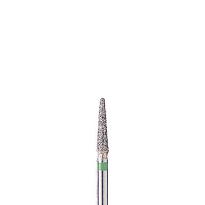 BluWhite Diamond™ Bur, FG, Coarse, Green Ring, Cone Taper Flat End, #730C, 1.8 mm Diameter, 7.3 mm Length, 5/Pkg - BluWhite Diamond™ Burs – FG, Coarse, Green, Cone, Taper Flat End, 5/Pkg - # 730C, 1.8 mm Diameter, 7.3 mm Length - Image 1
