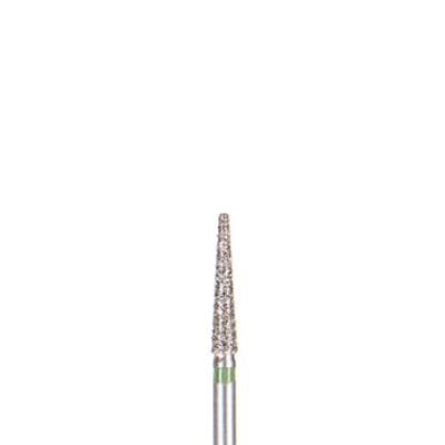 BluWhite Diamond™ Bur FG723C, Coarse Grit, Flat End Taper Cone, Friction Grip, Green Ring, 1.8 mm Diameter, 9.8 mm Length, 5/Pkg thumbnail 2