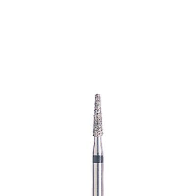 BluWhite Diamond™ Bur, FG, Fine Grit, Red Ring, Cone Taper Flat End, #720F, 1.6 mm Diameter, 5.8 mm Length, 5/Pkg - BluWhite Diamond™ Burs – FG, Fine, Red, Cone, Taper Flat End, 5/Pkg - # 720F, 1.6 mm Diameter, 5.8 mm Length - Image 1