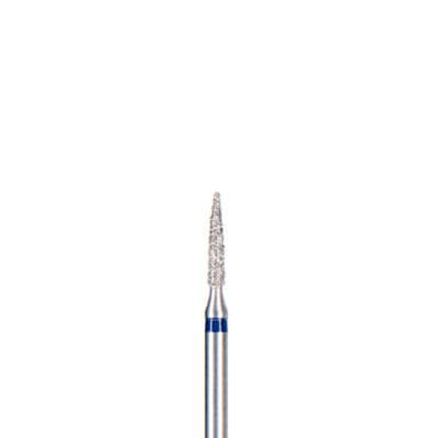 BluWhite Diamond™ Bur FG 210F, Fine Grit, Flame Shape, Friction Grip, Red Ring, 1.2 mm Diameter, 6.2 mm Length, 5/Pkg thumbnail 4