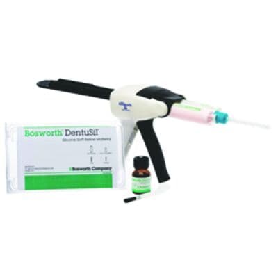 DentuSil Silicone Soft Reline Material Standard Kit, Translucent Pink, 50 ml Cartridge, 14 ml Adhesive, 10 Mixing Tips, 10 Applicator Brushes, 0921276 thumbnail 24