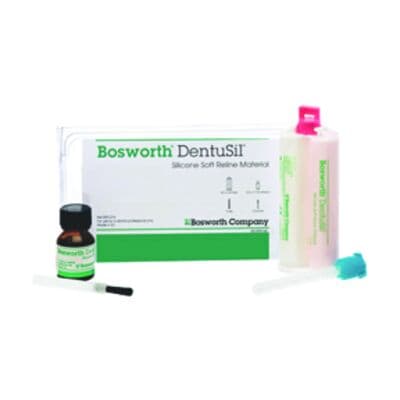 DentuSil Silicone Soft Reline Material Standard Kit, Translucent Pink, 50 ml Cartridge, 14 ml Adhesive, 10 Mixing Tips, 10 Applicator Brushes, 0921276 thumbnail 25