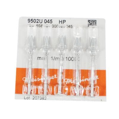 Meisinger 9502U-045-HP-WH Universal Flexible Polisher, White, Flame/Pointed, Handpiece, 4.5 mm, Pack of 5 thumbnail 4