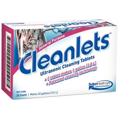 Cleanlets™ General Purpose Ultrasonic Cleaning Tablets, Mint Scent, 32/Pkg thumbnail 7