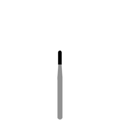 Kerr BluWhite Operative Carbide Bur, Round End Fissure FG, #1157, 1.0 mm Diameter, 3.7 mm Head Length, 10/Pkg thumbnail 2