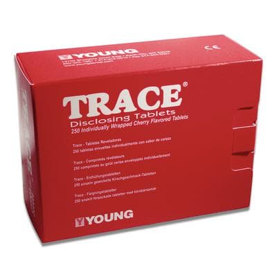Trace Disclosing Tablets, Cherry Flavored, Red Dye, 250/Box, 232225 thumbnail 16
