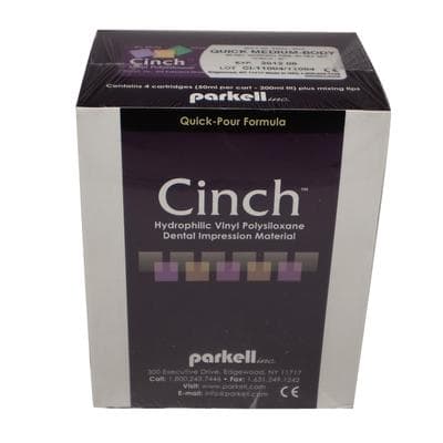 Cinch 90 VPS Impression Material, Medium Body, Fast Set, 50 mL Cartridges, 4/Pk, S453S thumbnail 12