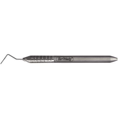 Hu-Friedy Qulix Color-Coded Periodontal Probe, Michigan O with Thin Williams Markings (1-2-3-5-7-8-9-10), Single End, #6 Satin Steel Handle, PQOW6 thumbnail 17