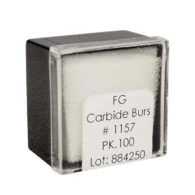 Meisinger Tungsten Carbide Bur #1157, FG Round End Cylinder, 4.1 mm Working Length, 100/Pack, C1157FG thumbnail 5