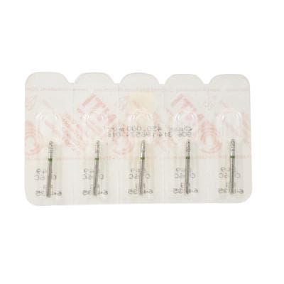 NTI FG Diamond Bur, Coarse Grit, Round End Taper, #C849-016, 1.6 mm Diameter, 4.0 mm Length, Friction Grip, 5/Pack thumbnail 7