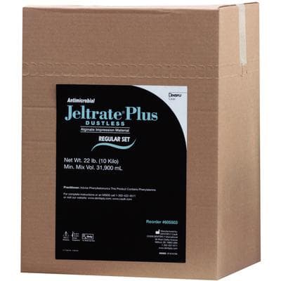 Jeltrate Plus Antimicrobial Dustless Alginate Impression Material, Regular Set, 22 lb Bulk Package, Beige thumbnail 6