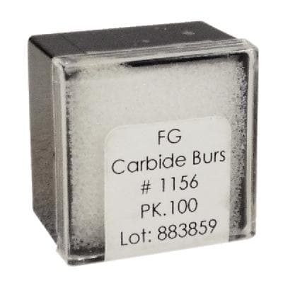Meisinger Tungsten Carbide Bur, FG 1156, Round End Cylinder, 0.9 mm Head Diameter, 3.8 mm Working Length, 100/Pack, C1156FG thumbnail 5