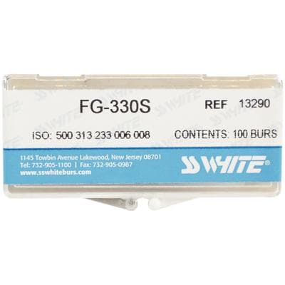SS White #330 FGSS Pear Carbide Bur, Short Shank, Friction Grip, 100/Pk, 13290 thumbnail 12