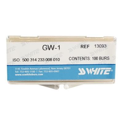 Great White Gold Series Carbide Bur, FG, Pear, #GW1 (331), 1 mm Diameter, 100/Pk, 13093 thumbnail 12