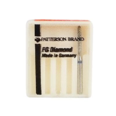 Patterson® Diamond Instrument, FG, Medium Grit, Blue Ring, Cone Round End, #869-012, 1.2 mm Diameter thumbnail 2