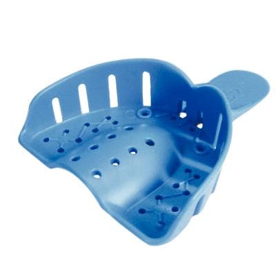 Tray-Aways® Disposable Perforated Impression Trays, Medium Upper, #3, Blue, 12/Pack, 0921885 thumbnail 11