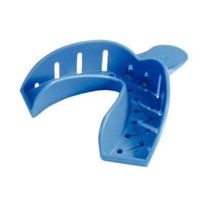 Tray-Aways® Disposable Perforated Impression Trays, Medium Lower, #4, Blue, 12/Pack, 0921888 thumbnail 9