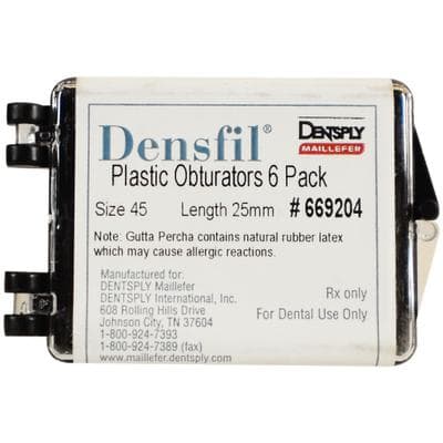 Densfil Plastic Obturators #45, 25mm, White, 6/Pkg, 669204 thumbnail 11