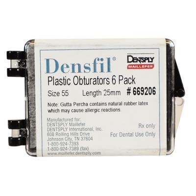 Densfil Plastic Obturators #55, 25mm, 0.04 Taper, Red, Refill Pack of 6 (669206) thumbnail 10