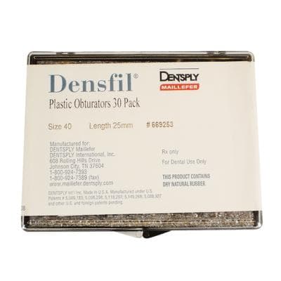 Densfil Plastic Obturators, #40, 25mm, Black, 30/Pkg, 669253 thumbnail 16