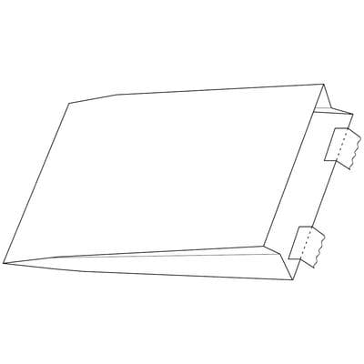 Chairside Waste Bags, Disposable, Tab Hooks, 200/Box - Chairside Waste Bags - 200/Box - Image 1